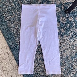 Old Navy white crop leggings